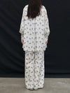 Mutedance 25 Spring/Summer Silk Bouquet Top Jacket MD-MD25SS126-HOARY MD25SS125